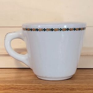Syracuse China Tulips & Clovers Coffee Mug 7-CC Vintage 1940s Syracuse China VTG
